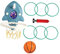 ERINGOGO 1 Set Schießen Rahmen Basketball Indoor Hoop Mini Für Für Jungen Für Babys Abs