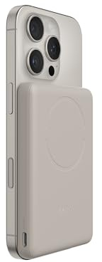 Belkin BoostCharge Power Bank Magnetico 5000mAh, Anello Magnetico - Beige