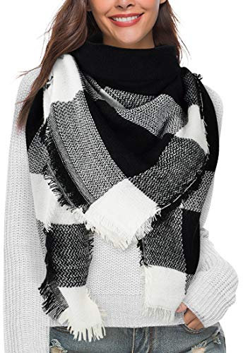 heekpek Schal Karoschal Karo Top Qualität Deckenschal Winterschal Herbstschal Winterschal Tartan Streifen Plaid
