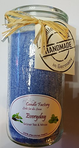 Candle Factory - Mini Jumbo Duftkerze im Weckglas Duft: Everyday - Grüner Tee & Minze (2018) ca. 15cm x 7cm