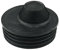 110mm Universal Waste Pipe Adapter Black Rubber Insert Reducer Underground Drainage Soil Pipe Coupling
