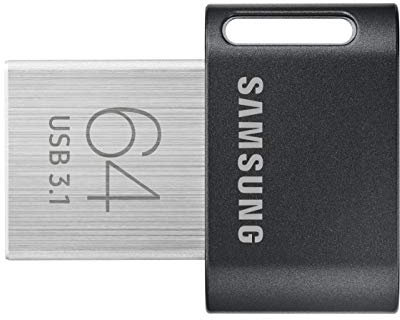 Samsung MUF-64AB/EU FIT Plus 64 GB Typ-A USB 3.1 Flash Drive Schwarz/Weiß