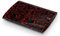 Skins4u Aufkleber Design Schutzfolie Vinyl Skin kompatibel mit Sony PS3 Playstation 3 Super Slim Spaltter Red