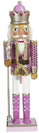 Kurt S. Adler Kurt Adler Nussknacker, 38 cm, Pink