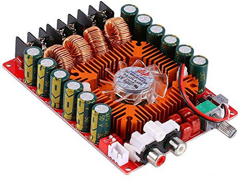 Dpofirs DC15-36V Scheda Amplificatore Digitale Audio ad Alta fedeltà 2 x 160 W, Modulo Amplificatore Stereo Fai-da-Te a Doppio Canale Supporta la modalità BTL, Adatto per Altoparlanti 4/6/8 Ohm