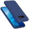 cadorabo Coque Compatible avec Samsung Galaxy S10e, Étui Housse en Silicone- Coque pour Galaxy S10e- Protection Antichoc, Anti-Empreintes- TPU Housse de Protection - Mat Liquid Blue