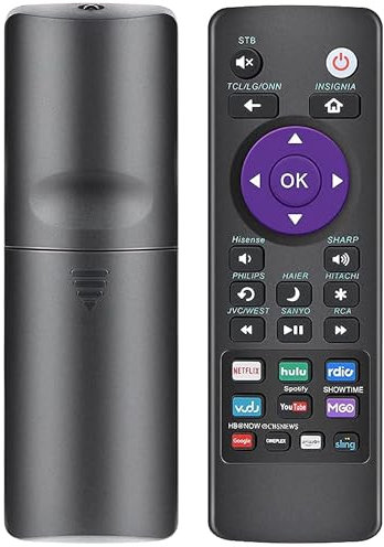 Universal Remote for Roku Boxes & TVs - Supports TCL, Sanyo, LG, RCA, Philips, HITACHI, ONN, Insignia, Hisense, Sharp, JVC - Roku 1/2/3/4 HD LT XS XD IR