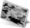 Grey Black and White Camo Sentimental Keepsake Birthday Gift Memories Fridge Magnet.