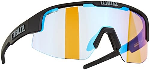 Bliz Matrix Small Nordic Light Sportbrille, matt black/orange blue