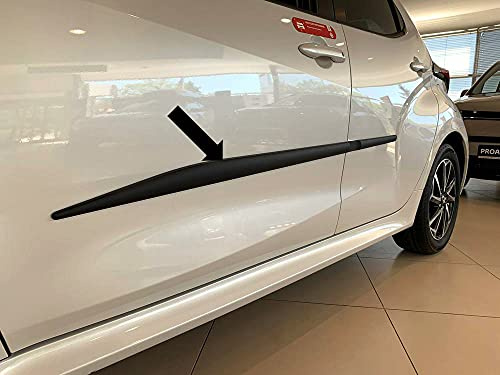 Spangenberg Barres de protection latérales noires pour Toyota Yaris 5 portes type XP21 à partir de l'année de construction 06.2020- F69 (3700069)