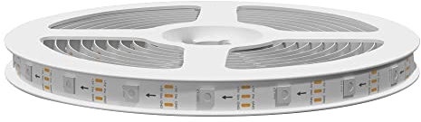 Jun-Saxifragelec LED Streifen Lights, WS2812B 5V Individuell Adressierbarer Flexibler PCB IP65 Wasserdichtes (White) (5m 30LED/m)