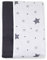 FENSILO Musselin Babydecke Baumwolle – zweilagige Swaddle 100x 145 cm, Baby Kuscheldecke oder Kinderwagendecke aus 100% Baumwollmusselin, weich und atmungsaktiv, Grau Sterne Decke