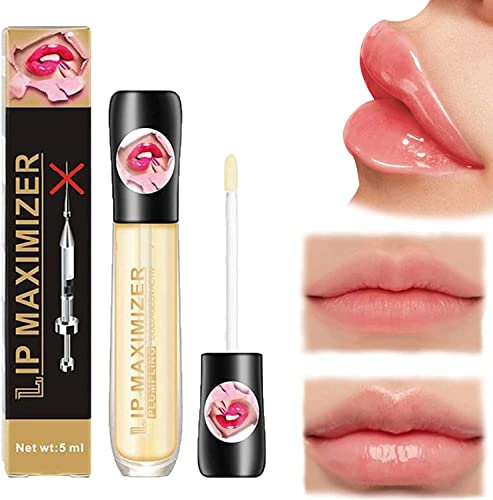 Cozzo Lip Plumper,Vitamin E Lip Plumping Serum, Lip Maximizer Hyaluronic Lip Plumper,Lip Plumping Serum Instant Lip Filler, Lip Enhancer Plumper Lip Care Serum (1 Pcs)