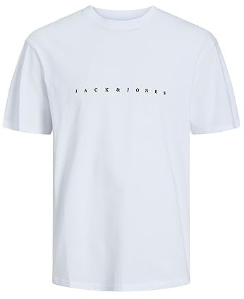 JACK & JONES Homme Jjestar JJ Tee Noos T-Shirt, Blanc., XL EU
