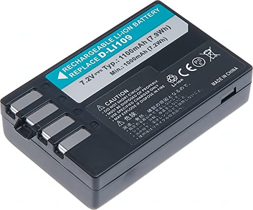 T6 Power Akku für Pentax K-70, Li-Ion, 7,2 V, 1100 mAh (7,9 Wh) schwarz