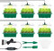 YeahBoom 6 Set Bandejas de Semilleros,Mini Invernadero Bandejas,Bandejas de Semilleros de Germinacion,Cultivo Germinación,Bandejas de Semillas mejoradas con Luces LED de Cultivo