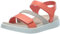 ECCO Women's Flowt 2 Band Sandal, Coral Nubuck, 8/8.5 UK