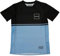 Dirt Love Clothing Unisex Jersey Recyceld Polyester MTB Shirt Split, Blau Schwarz, L, DL100-03