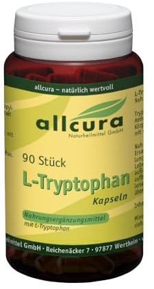 L-Tryptophan Kapseln 90 Stück | 500 mg essentielle Aminosäure | In praktischer Kapselform