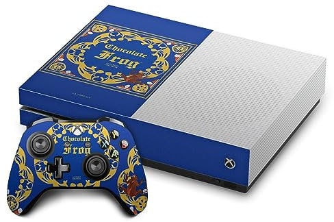 Head Case Designs Officially Licensed Harry Potter Chocolate Frog Graphics Vinyl Sticker Gaming Skin Decal Cover Compatible With Xbox One S Console and Controller Bundle