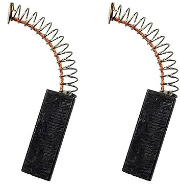 2 cepillos de carbono para motor, 6,3 x 11 x 32 mm, cepillos de carbono para motor eléctrico, pieza de reparación universal para aspiradora
