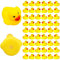 60pcs Canard en Caoutchouc Jouet Mini Petits Canards Jouets de Baignoire Canard de Bain pour Douche / Anniversaire / Articles De Fête
