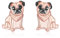 TANGPOET Mops-Geschenke für Mops-Liebhaber 925 Sterling Silber Klein Pug Hund Ohrstecker Welpenschmuck für Damen Mädchen Hundemama Haustierliebhaber Geschenke für Muttertag Weihnachten Valentinstag