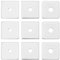 YINETTECH Lot de 30 rondelles carrées en acier zingué M8 M10 M12 50 x 50 x 3 mm d'épaisseur pour la construction, la plomberie, l'automobile électrique