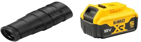 DEWALT DWV9120-XJ Dust Connection System Adapter + DEWALT Battery