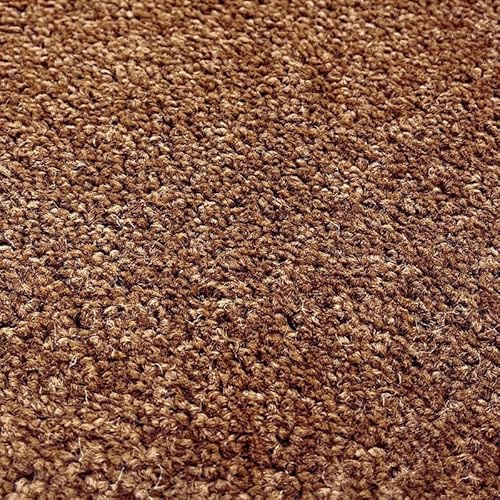 Tuda Carpets | Imperial 6.5mm Pile Budget Carpet with Felt Backing, 8.5mm Total Height | Burnt Umber (97) - 4m x 6m (13ft1 x 19ft8)