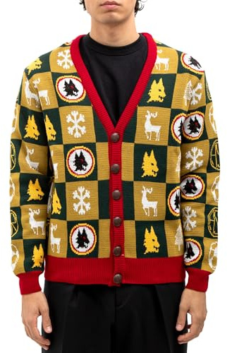 AS Roma Unisex As Roma Christmas Cardigan Strickjacke (1er Pack)