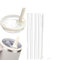 Leak Proof Lid for Stanley Cup,1 Pack 30 oz Tumbler Flip Straw Lid Replacement fit for Stanley Quencher H2.0 0.89L, Not Fit to IceFlow 0.89L,Reusable Lid Sets with 4 Straws and 1 Cleaning Brush