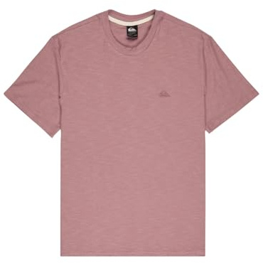 Quiksilver Kurzärmliges Strickoberteil, Slub Roundneck, Violett, XL