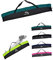 BambiniWelt by Rafael K. Skitasche [Skitasche für Kinder] Skisack für Ski Skistöcke Handschuhe Skibag Skicover Kinderskitasche (schwarz/türkis, 145cm)