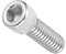METALLIXITY Socket Head Cap Screw(1/4-20x3/4)25Pcs, 304 Stainless Steel Allen Socket Drive - Machine Internal Hex Screw UNC Coarse Thread, Silver Tone