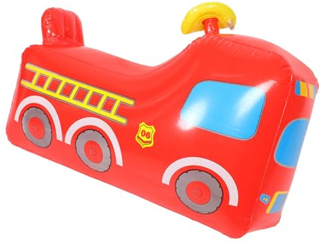 KICHOUSE Camion Gonfiabile Per Ragazzo Ragazza Giocattolo Esterno Materiale Pvc Resistente Riutilizzabile e Facile Da Gonfiare