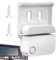Garage Door Sensor Bracket, Entry Ring Mount, Smart Alarm Holder, Anti Theft Design, 12x8x1cm, Multifunctional Setup, Ideal for Home, Apartment, Garage Security Installation