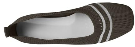 Mocasines de tela de punto para mujer, zapatos planos con punta redonda, zapatos individuales ligeros y transpirables, informales, cómodos, sin cordones, zapatos de verano, zapatos casuales con tacón