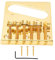 Mtlavishness Premium 6 Saddle Guitar Bridge avec machine à pick-up de bobine unique pour TL Telecaster Electric Guitar Idéal pour les amateurs de guitare et les musiciens Couleur (Gold)
