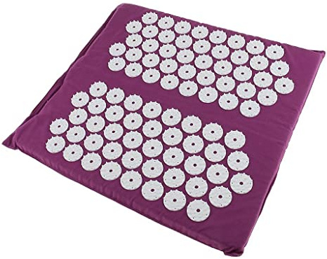 KiBcsLic Akupressurmatte 35,5x32cm für Fußreflexzonen und Massage