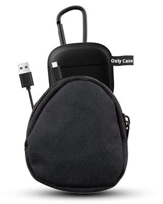 Carrying case for Bose QuietComfort Ultra wireless headphones, down EVA storage bag, shockproof, scratch protection, easy to use and carry, black