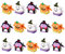 TOYMYTOY 15 Pack Halloween Candy Boxes,Ghost Pumpkin Designed Paper Treat Boxes for Halloween Party Supplies