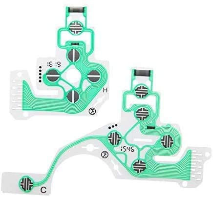 Buttons Ribbon Circuit Board Replacement for PS4 Pro Slim Controller Conductive Film Keypad Flex Cable PCB (JDS-030)