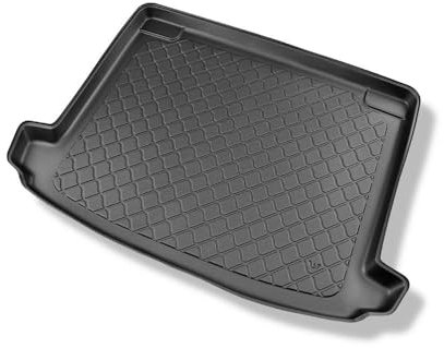 Mossa - Kofferraumwanne kompatibel mit Renault Clio IV Grandtour (03.2013-2023) - Kofferraummatte rutschfest Schutzmatte - G