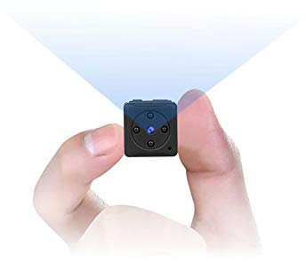 MHDYT Mini Camera Espion Enregistreur, Full HD 1080P Magnetic Spy Cam sans Fil Nanny Caméra Cachée avec Détection de Mouvement et Vision Nocturne, Interieur/Exterieur Micro Camera Surveillance