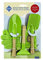 Pebaro- GAR1 Juego de 2 Palas, 1 rastrillo, 1 par de Guantes, jardinería, Color Verde (Peter Bausch GmbH & Co. KG