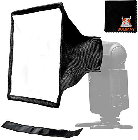 GODOX Flash Diffusore Light Softbox 15x20cm / 6x8 Mini Softbox Universale e Pieghevole per Fotocamera Flash