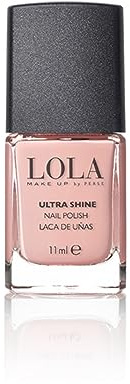 Lola Make Up by Perse Nail Polish Quick Dry Instant Gloss Ultra Long Lasting High Shine Finish Nail Paint for Women, Vegan and Cruelty-Free Cosmetic, Tropical Peach (054), 11ml