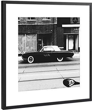 artboxONE Poster mit Rahmen Schwarz (Metallic) 50x50 cm Gangs of New York von AB1 Edition - gerahmtes Poster