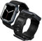 Spigen Rugged Band Armband Entwickelt für Apple Watch Ultra 2/1 49mm, Serie 10 46mm und Serie 9/8/7/6/5/4/SE 45mm,44mm - Schwarz